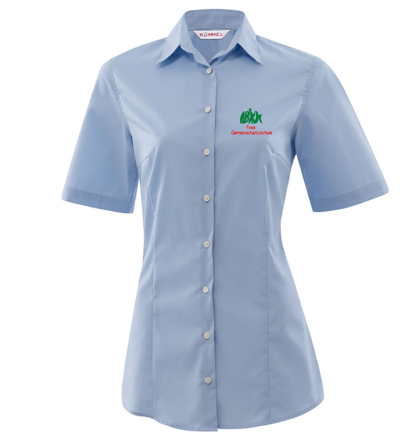 Stretchbluse, Kinder, kurzarm, classic fit