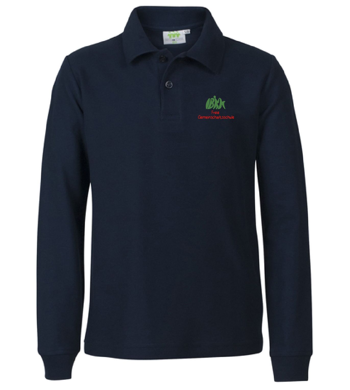Polohemd, langarm, Unisex