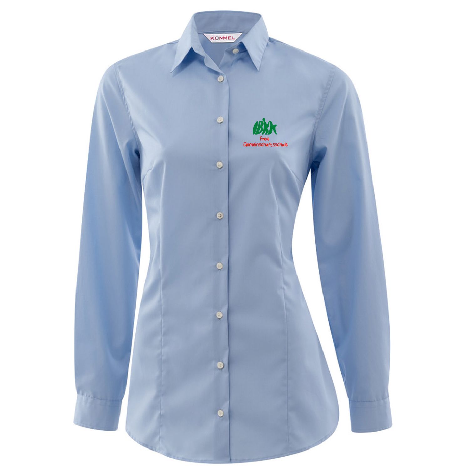Stretchbluse, Kinder, langarm, classic fit